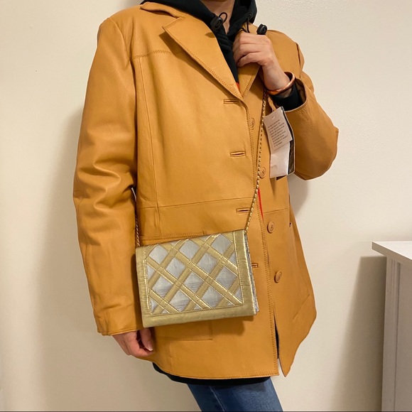 Real Leather Unisex Jacket/Blazer + Purse - Picture 5 of 7